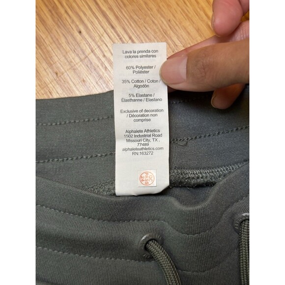 Alphalete Women's Essential Core Shorts Athletic Sweat Concrete Green Size S - Picture 11 of 15